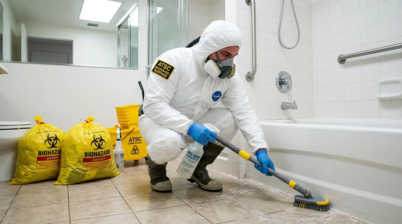 Decontamination equipment deployed for Blood Cleanup in Cambridge
